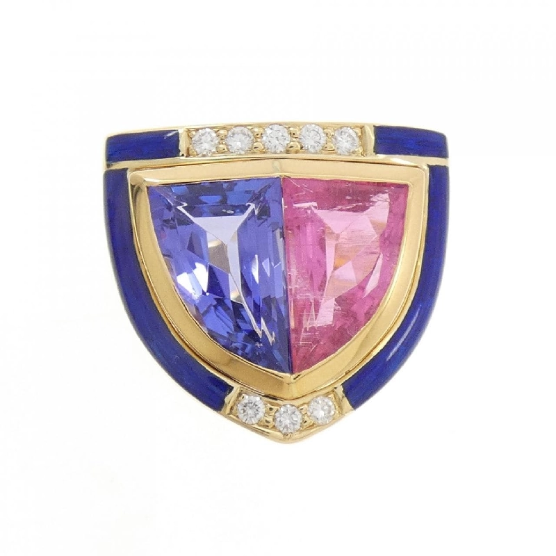 Nhẫn đá màu 750YG - Hàng hiệu Authentic 849262