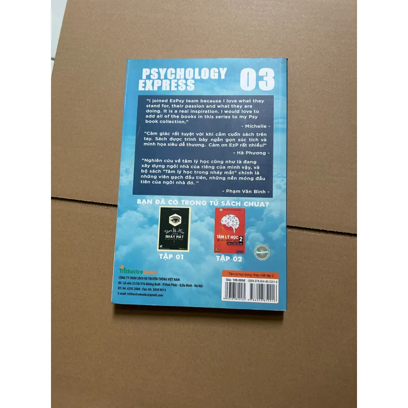 Tâm lý học trong nháy mắt 3 - Tâm lý học nhận thức 745381