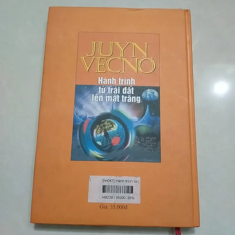 Sách Cũ - Hành trình từ trái đất lên mặt trăng (bìa cứng) 1023988