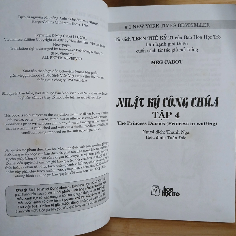 Nhật Ký Công Chúa (Tập 2, 4) - Meg Cabot 454292