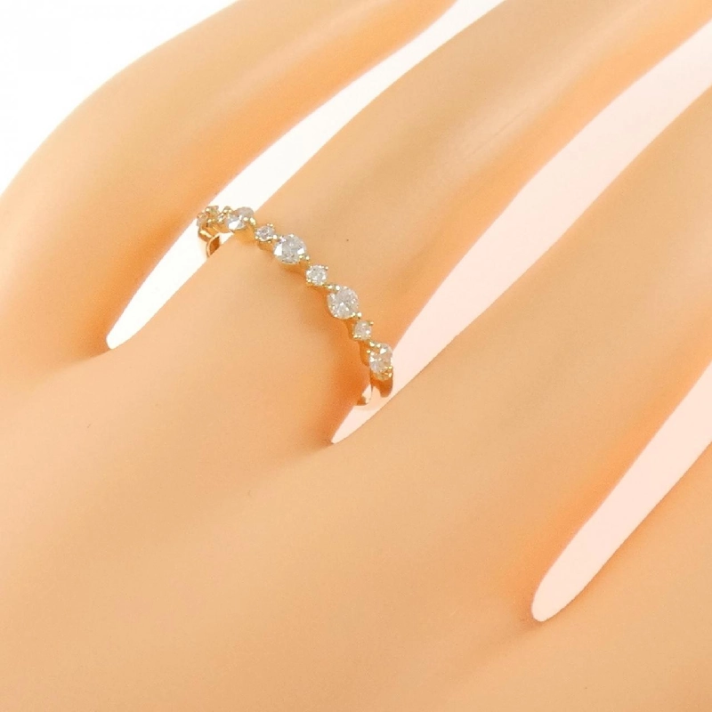 Nhẫn kim cương K18YG 0.30CT 671379