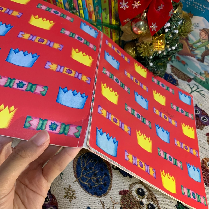 Sách tranh Christmas Poems, bản 1999 Used, 70%, Picture Book For Kids, Quà tặng Mori 338609