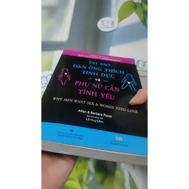 [MIỄN PHÍ BỌC SÁCH] Tại Sao Đàn Ông Thích Tình Dục Và Phụ Nữ Cần Tình Yêu - Allan & Barba 727372