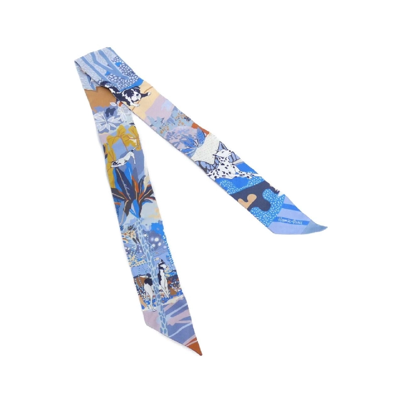 Hàng hiệu Authentic Hermès EN LIBERTE Twilly 063911S Khăn quàng 807344