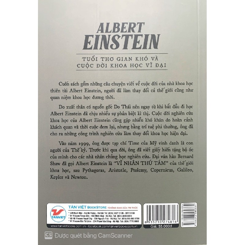 Kể Chuyện Cuộc Đời Các Thiên Tài - Albert Einstein - Tuổi Thơ Gian Khó Và Cuộc Đời Khoa Học Vĩ Đại - Rasmus Hoài Nam 137819