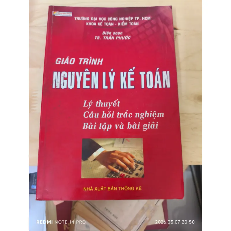 Giáo trình nguyên lý kế toán 1040891