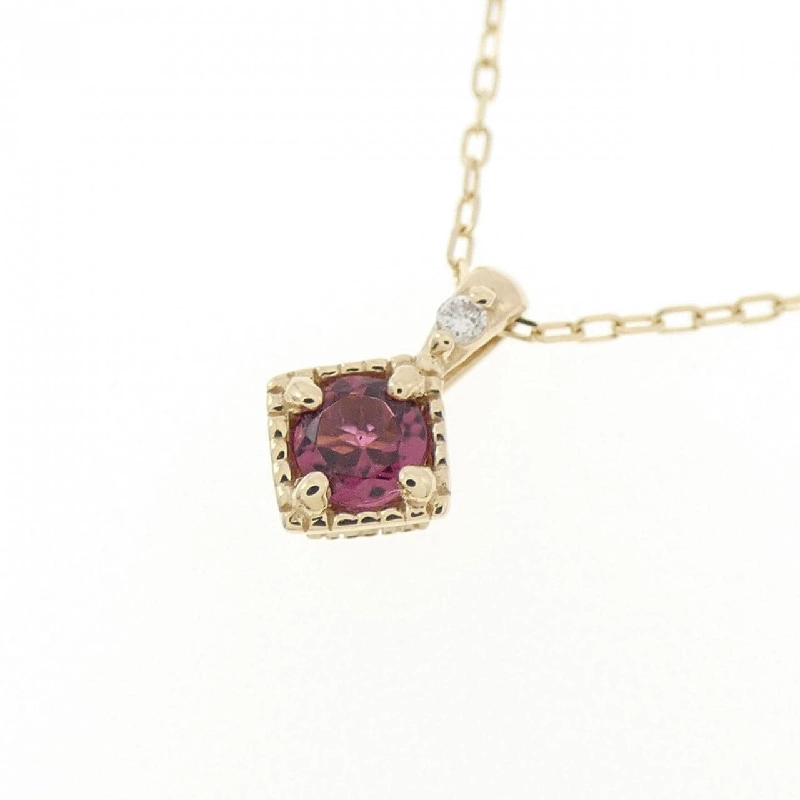 K10YG Tourmaline Necklace - Hàng hiệu Authentic 859346