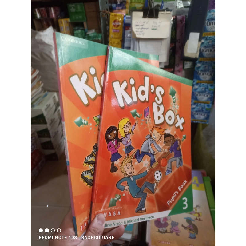 Kid's box 3 có sách bài tập Sách tự học tiếng Anh HCM2702 930203