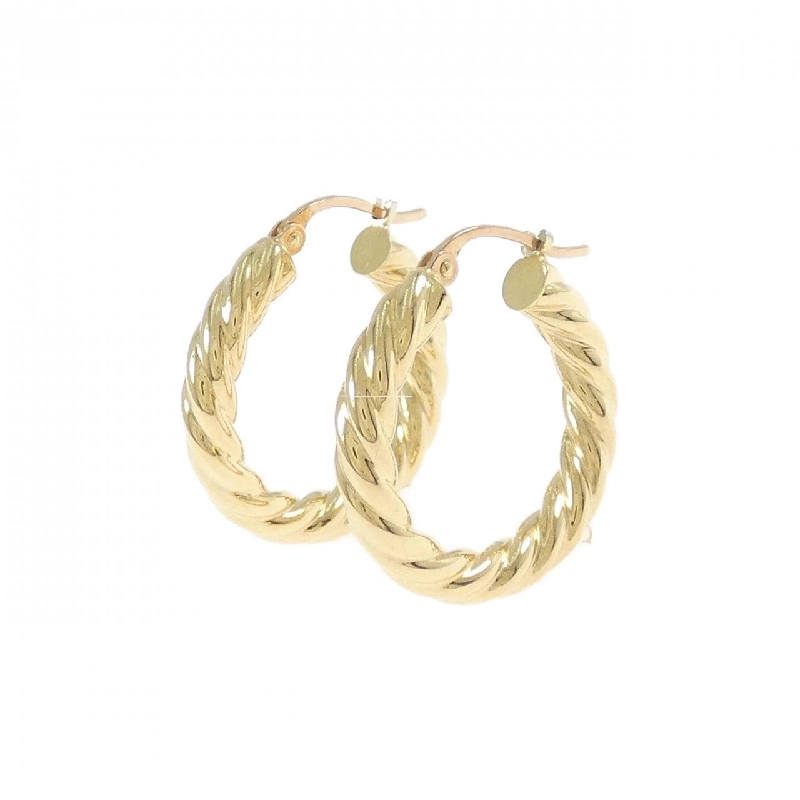 K18YG/K18PG Khuyên tai hình vòng - Hàng hiệu Chính hãng 867753