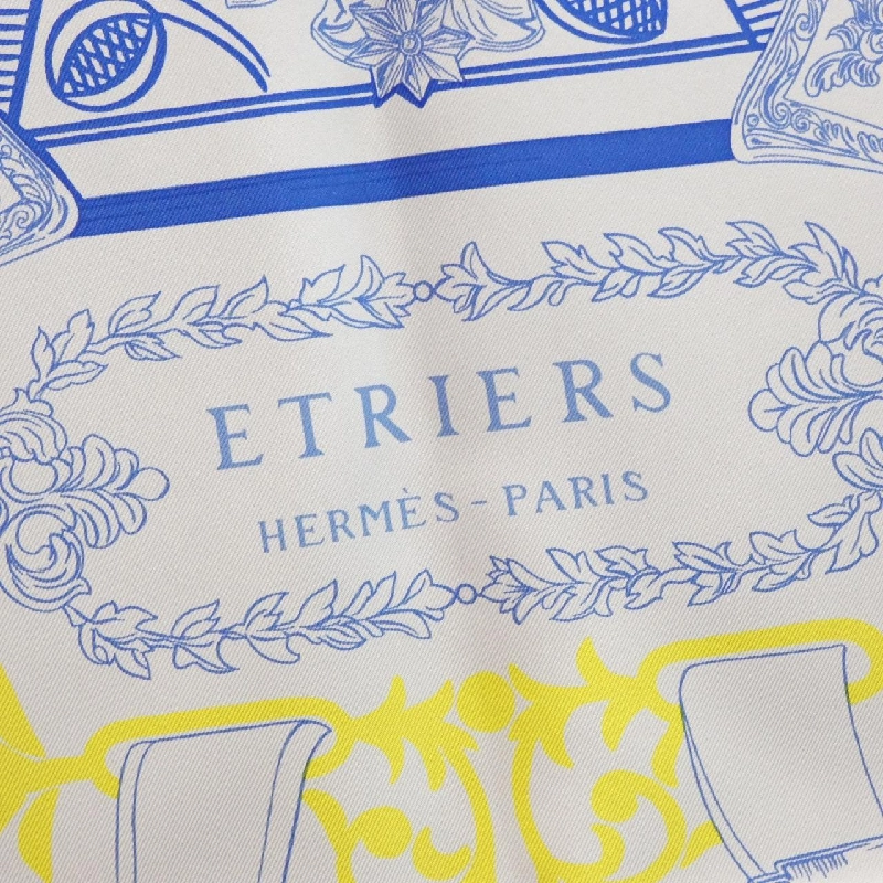 Khăn lụa ETRIERS của Hermès 003502S 624685