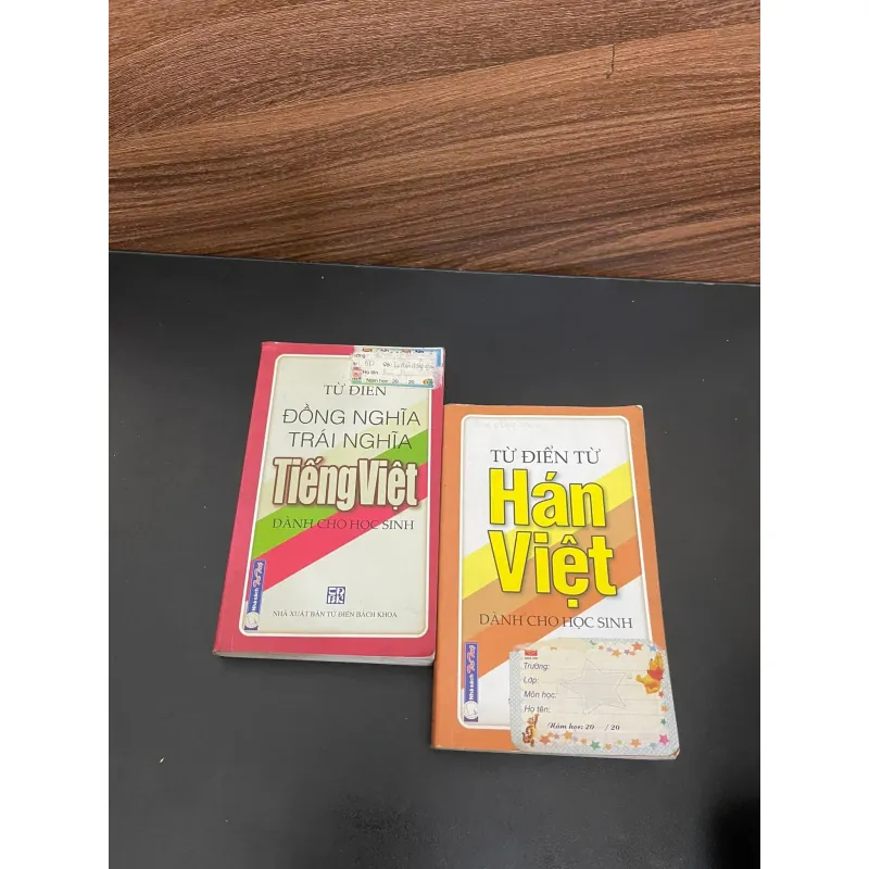 Combo 2 quyển -  Đồng nghĩa trái nghĩa Tiếng Việt, Từ điển từ  Hán - Việt#HATRA 1046399