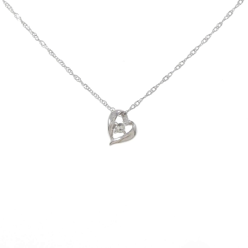 Dây chuyền kim cương hình trái tim PT900/PT850 0.03CT - Hàng hiệu Chính hãng 858260