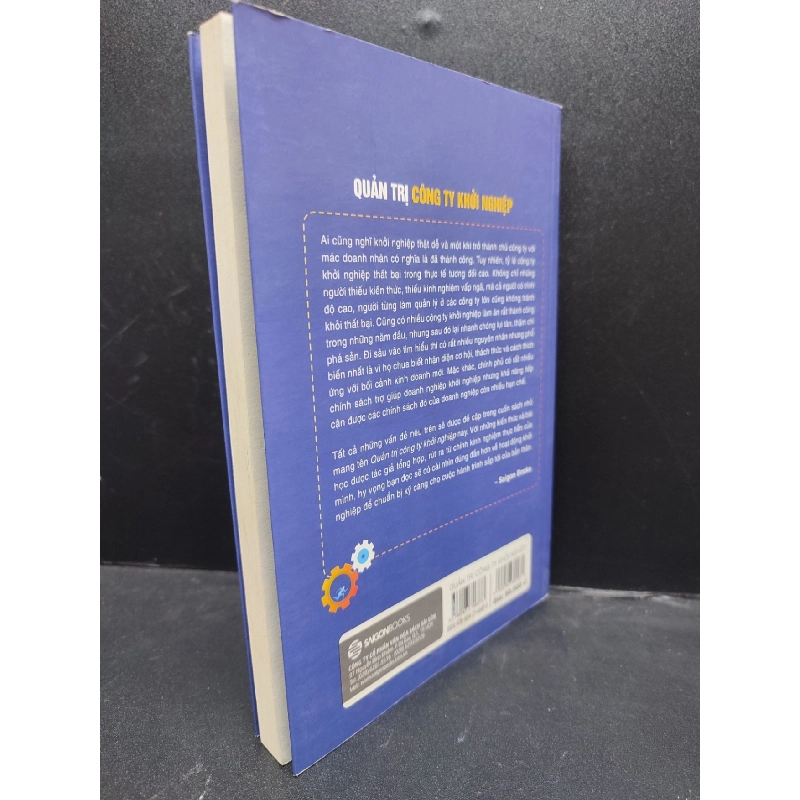Quản trị công ty khởi nghiệp năm 2018 mới 85% ố rách góc nhẹ HCM0203 quản trị 913295