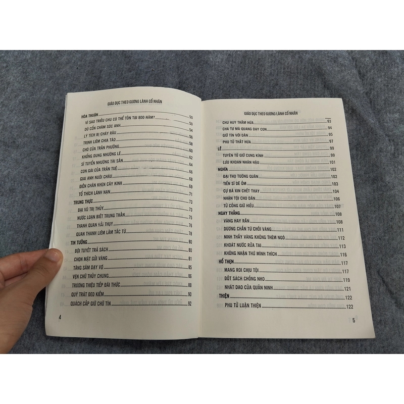 GIÁO DỤC THEO GƯƠNG LÀNH CỔ NHÂN 549220