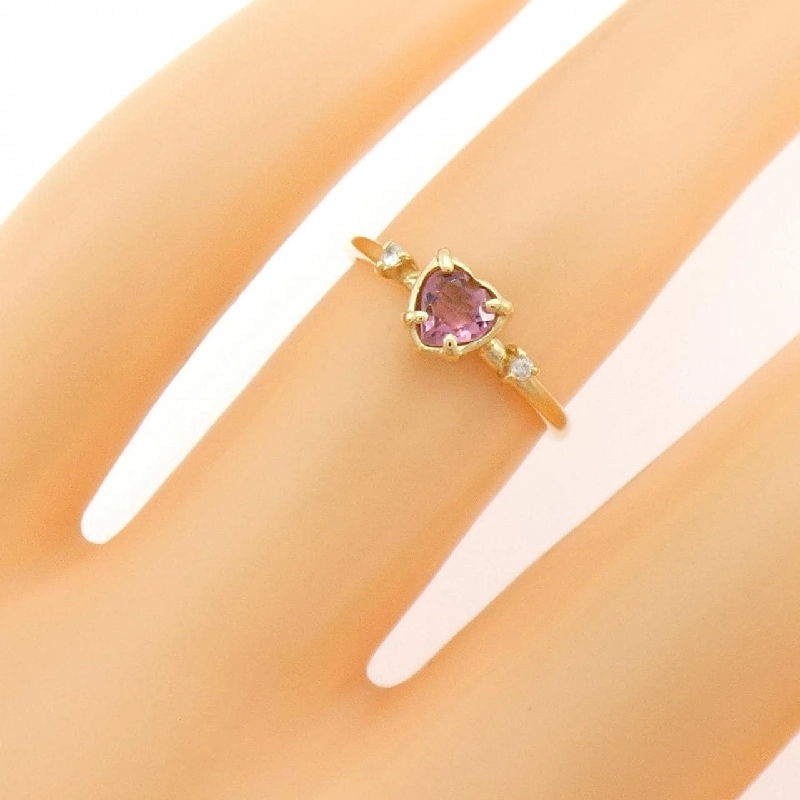 Nhẫn Tourmaline Hình Trái Tim K18YG - Hàng hiệu Chính hãng 848144