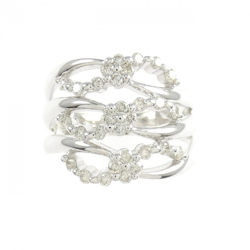 Nhẫn kim cương K18WG 0.50CT 668324