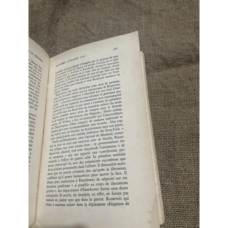 LES ALLIES ENNEMIS DE GAULLE ROOSEVELT MILTON VIORST - DENOËL 747296