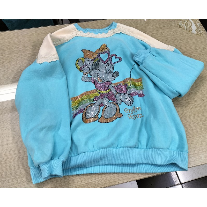 Áo nỉ mickey xanh da trời  16435