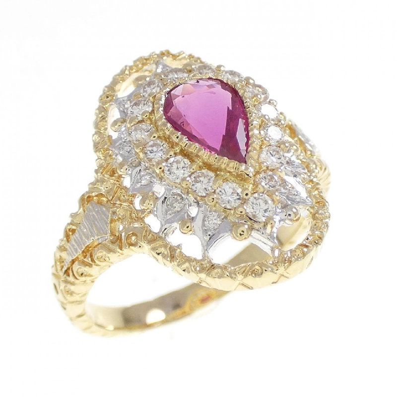 Nhẫn Ruby 750YG/750WG 0.59CT - Hàng hiệu Chính hãng 847615