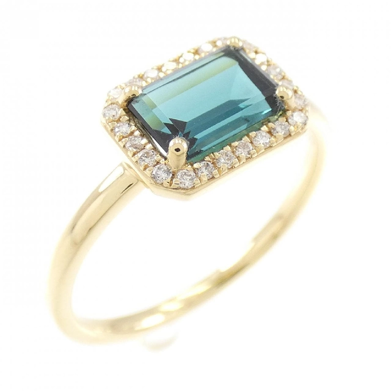 【Sản phẩm mới】Nhẫn tourmaline K18YG 0.89CT 672530