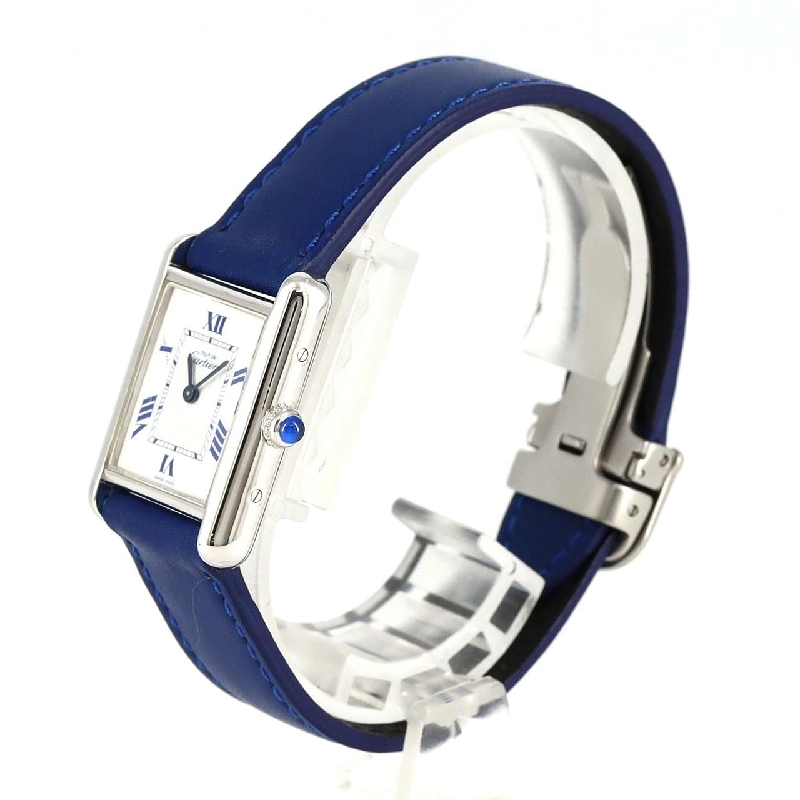 Cartier Must Tank SM W1014054 Bạc Quartz - Hàng hiệu Chính hãng 876554