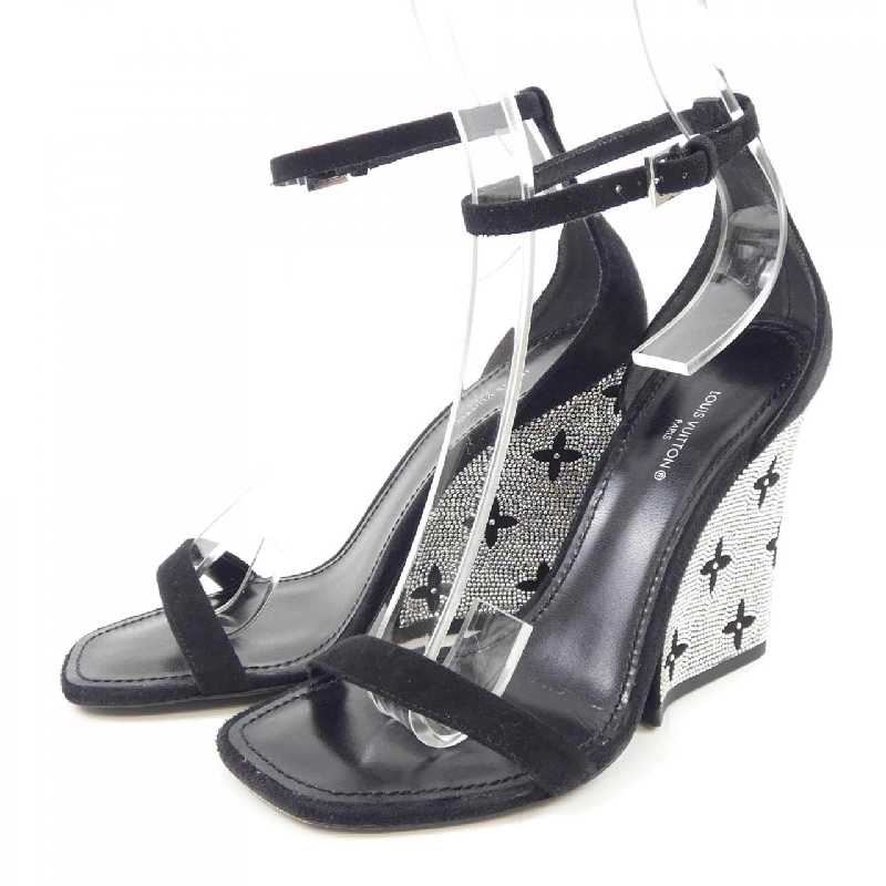 Giày sandal LOUIS VUITTON họa tiết hoa monogram - Hàng hiệu Authentic 829093