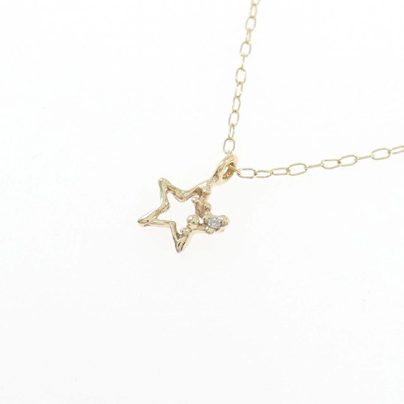 K10YG Ngôi sao Kim cương Dây chuyền - Hàng hiệu Chính hãng 861295