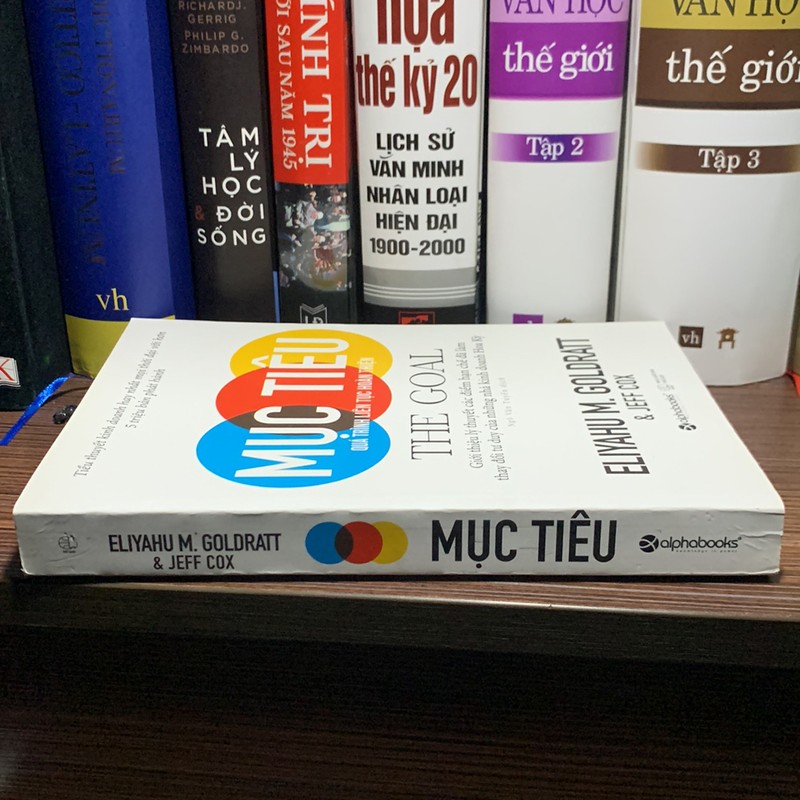 Sách kỹ năng sống: Mục Tiêu - The Goal (sách mới 90% có note của chủ sách cũ như ảnh ) 149955