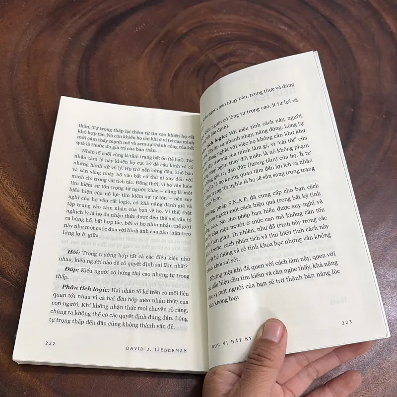 II Đọc Vị Bất Kỳ Ai, Để Không Bị Lừa Dối Và Lợi Dụng - TS. DAVID J. LIEBERMAN - 2019 989495