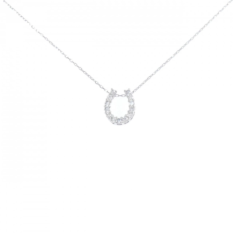 Dây chuyền kim cương hình móng ngựa PT900/PT850 0.15CT - Hàng hiệu Authentic 860474