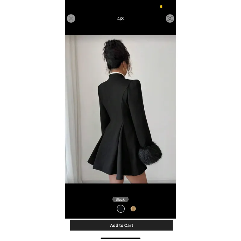 Áo khoác nữ thanh lịch sang trọng 714303