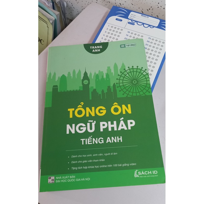 Sách Tổng ôn ngữ pháp tiếng Anh mới mua 71196