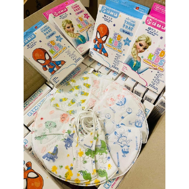 Khẩu trang cho bé set 5 hộp 2706