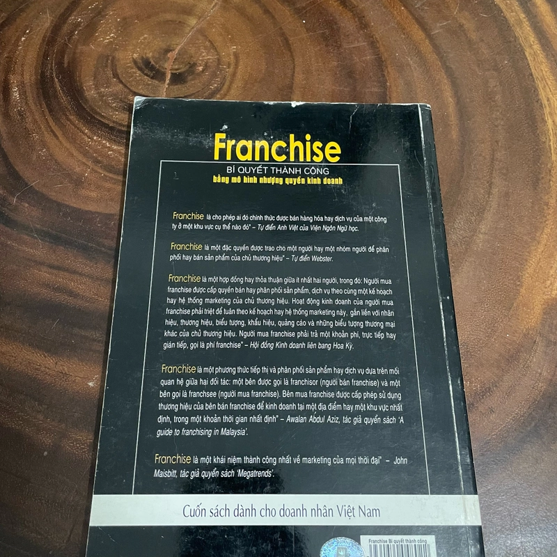 II Franchise _ Bí Quyết Thành Công Bằng Mô Hình Nhượng Quyền Kinh Doanh - TS. Lý Quí Trung 461918