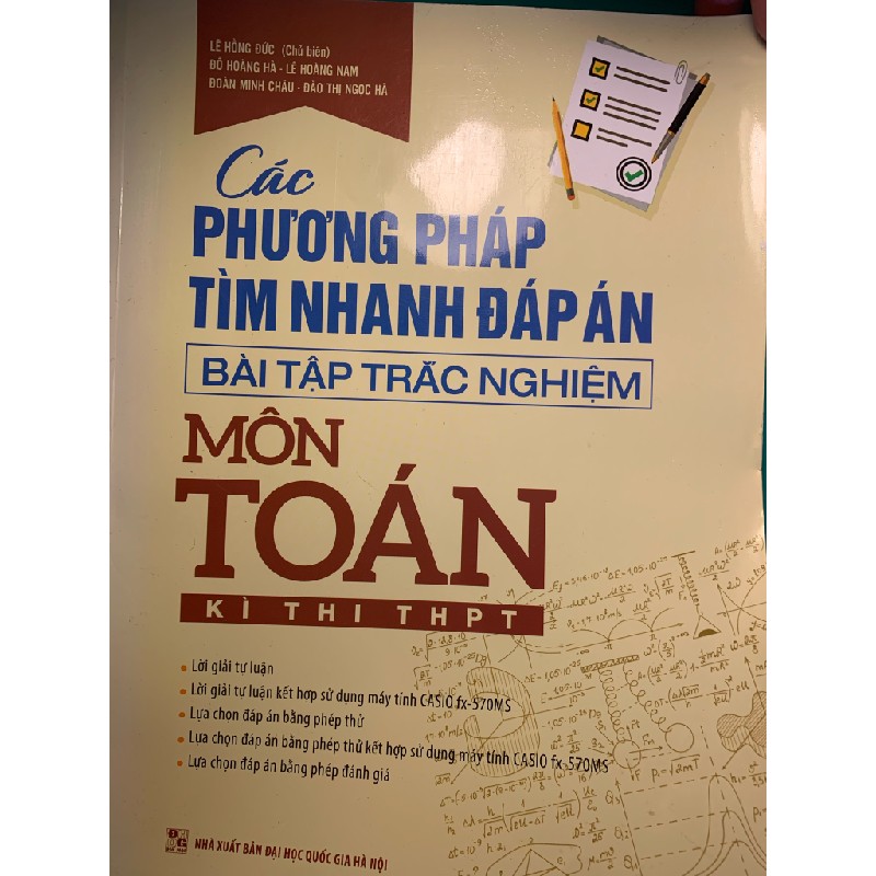 Các Phương Pháp Tìm Nhanh Đáp Án Trắc Nghiệm Môn Toán  8398