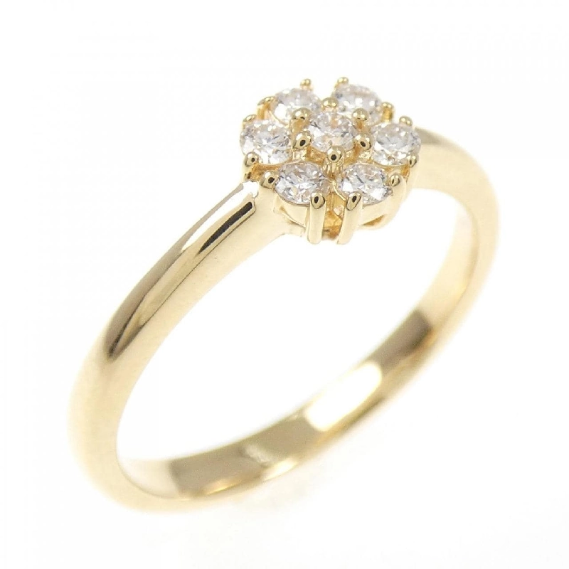 Nhẫn kim cương hoa K18YG 0.15CT - Hàng hiệu Chính hãng 855496