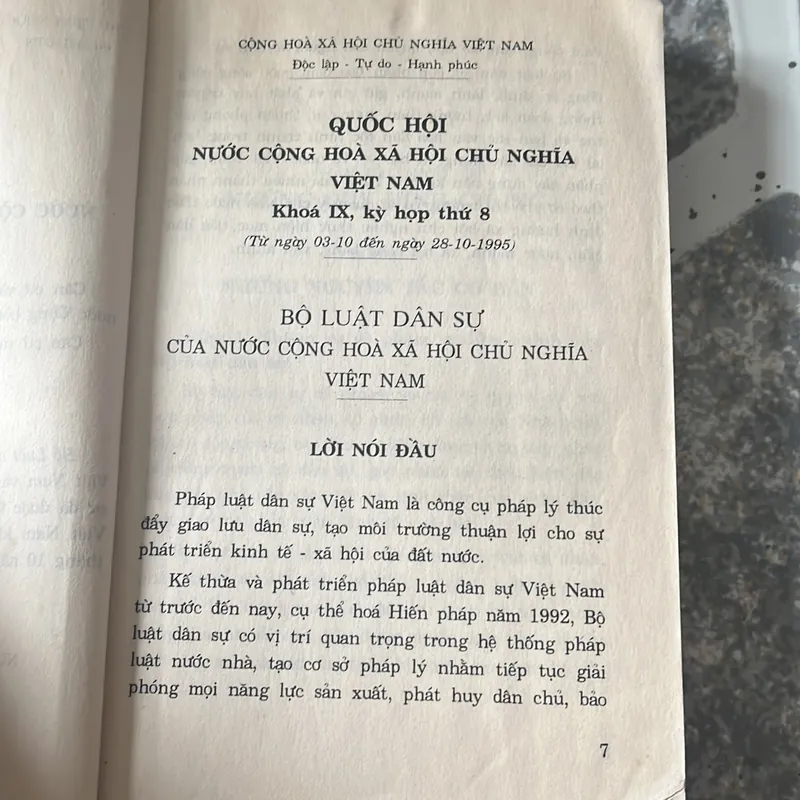 Bộ luật Dân sự 1995 709271