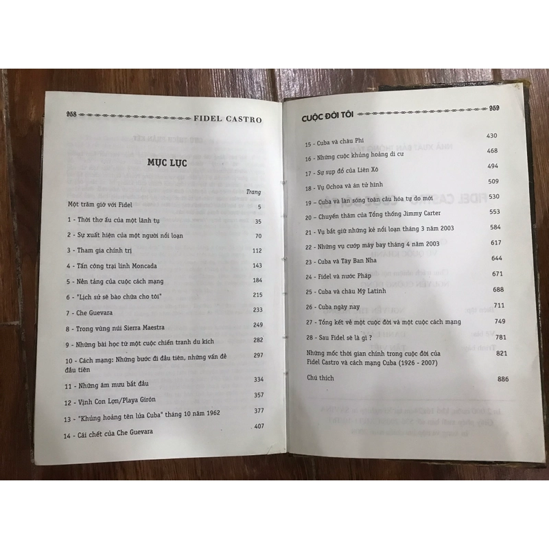Cuộc đời tôi - Một trăm giờ với Fidel Castro (hồi ký Fidel Castro) (C) 383019