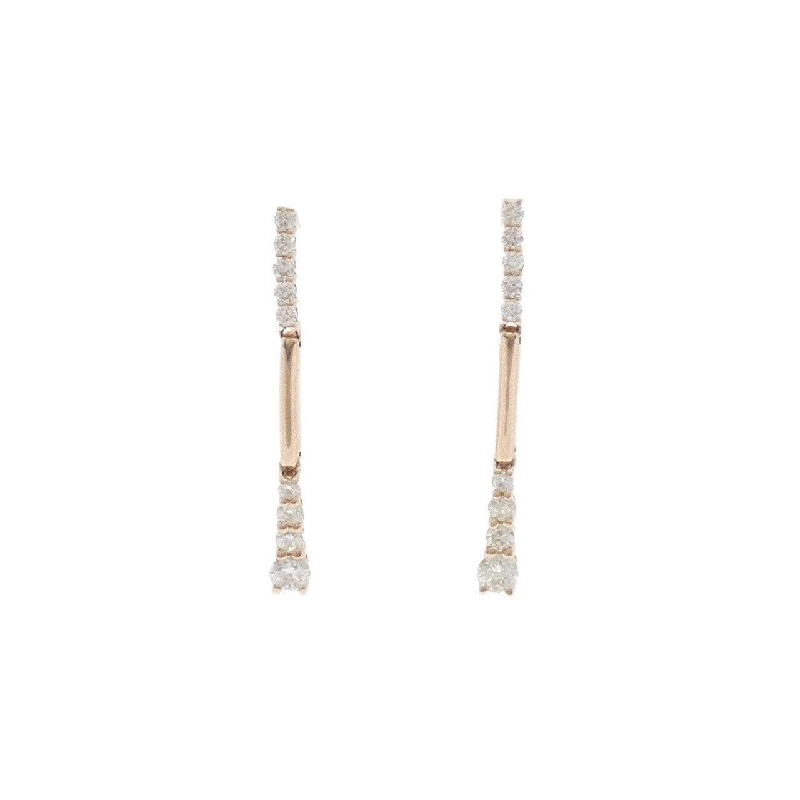 K18PG Bông tai Kim cương 0.50CT - Hàng hiệu Chính hãng 867742