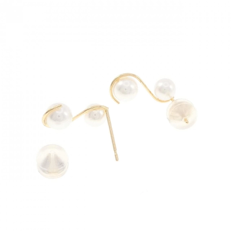 K18YG Bông tai ngọc trai Akoya - Hàng hiệu Authentic 870318