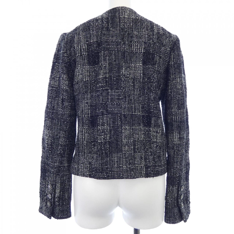 Áo khoác không cổ CHANEL - Hàng hiệu Authentic 826068