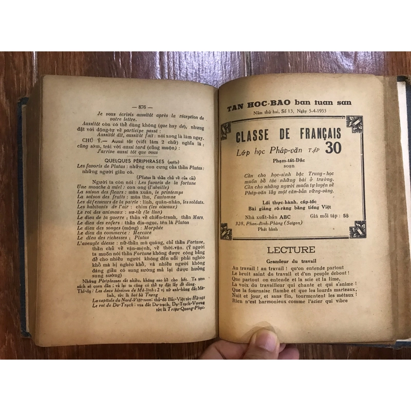 CLASSE DE FRANCAIS 1-30 ( LỚP HỌC PHÁP VĂN ) - PHẠM ĐẮC 478060