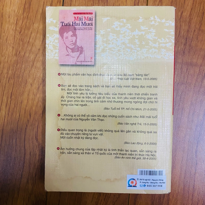 Mãi Mãi tuổi 20 - nhật ký liệt sĩ Nguyễn Văn Thạc- ( đọc kỹ mô tả) 143472