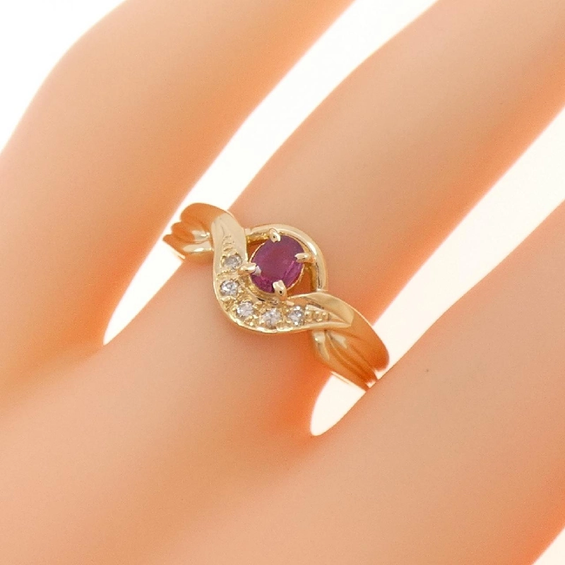 Nhẫn Ruby K18YG 0.22CT - Hàng hiệu Chính hãng 851726