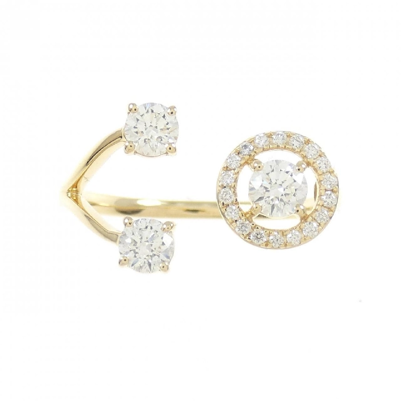 Nhẫn kim cương K18YG 0.46CT - Hàng hiệu Authentic 855933