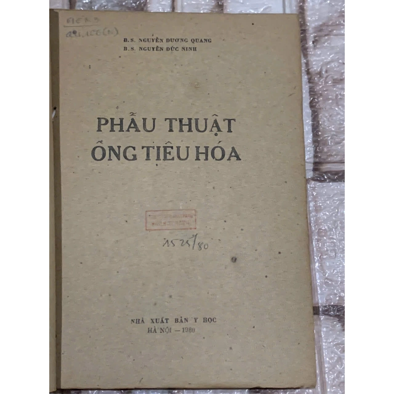 PHẪU THUẬT ỐNG TIẾU HOÁ - sách y học, Tây Y , khổ lớn  539876