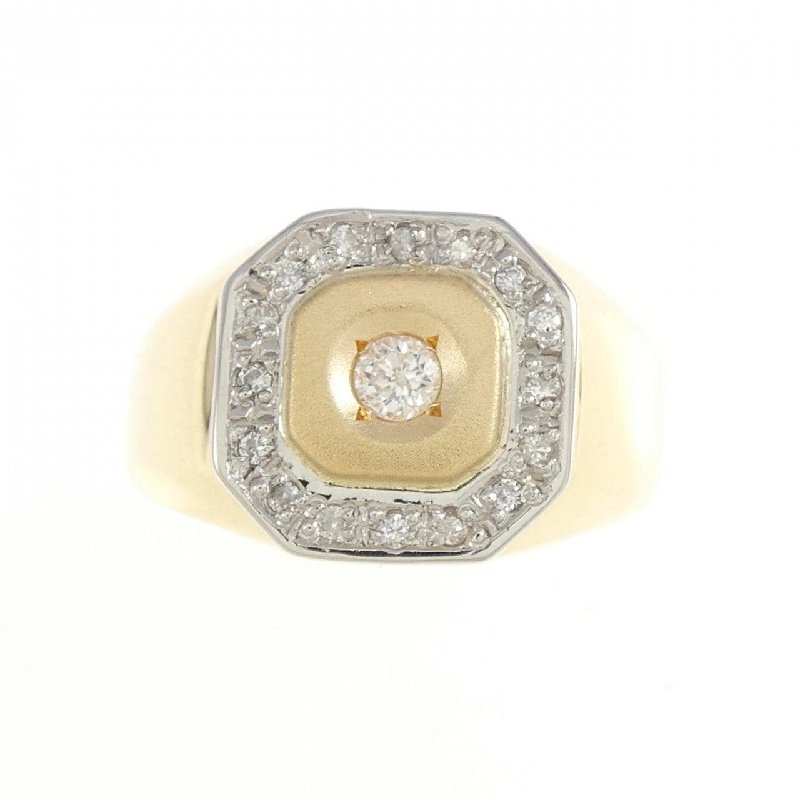 Nhẫn kim cương K18YG/PT900 0.2CT - Hàng hiệu Authentic 851062