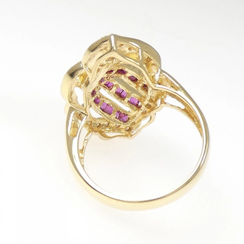 Nhẫn Ruby K18YG 0.76CT - Hàng hiệu Chính hãng 853541