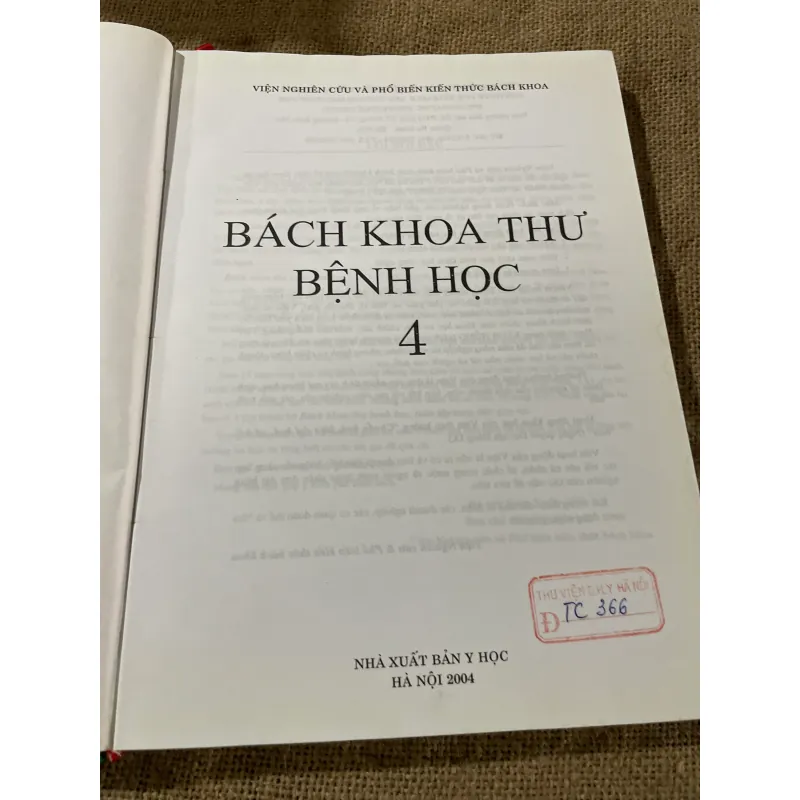 BÁCH KHOA THƯ BÊNH HỌC 4 573135