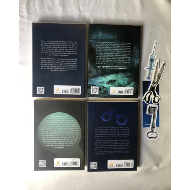 Sách của Freida McFadden: Bạn trai, Khu D, Sau cánh cửa khóa kín, Tù nhân 1002666